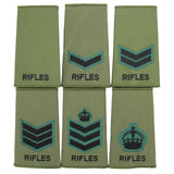 Rifles Olive Rank Slides