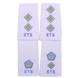 ETS White Officers Rank Slides