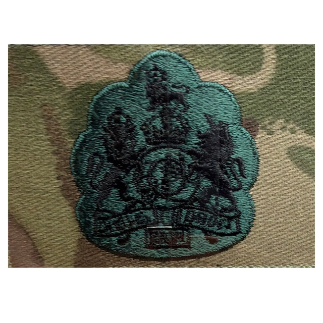 Rifles Commando Style Hook & Loop Rank Patch Kings WO1 MTP
