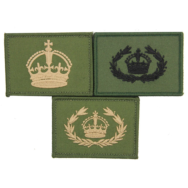 Army Air Corps WO Hook and Loop Rank Patches