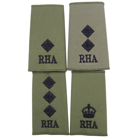Royal Horse Artillery RHA Officers Rank Slides