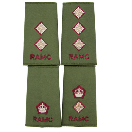 RAMC Olive Officers Rank Slides