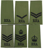 RHA Olive Green Rank Slides