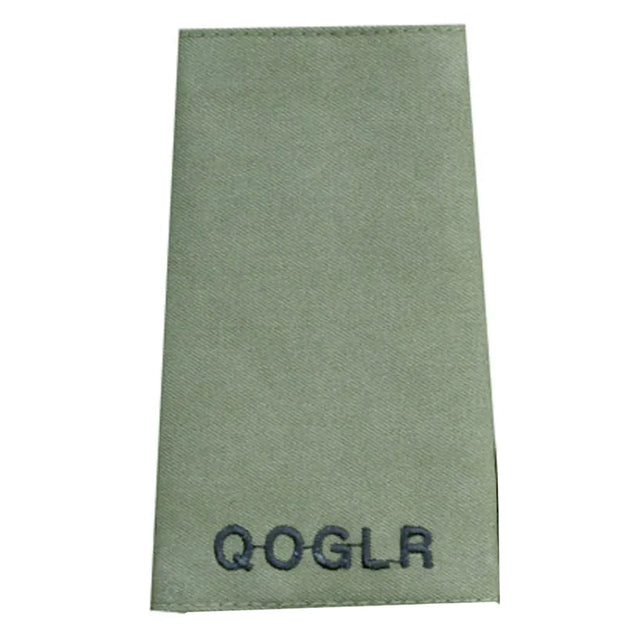 Queens Own Gurkha Logistics Regiment QOGLR Rank Slides