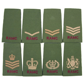 RAMC Olive PCS Rank Slides