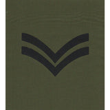 Olive Woven Rank Patch: CPL Two Chevrons