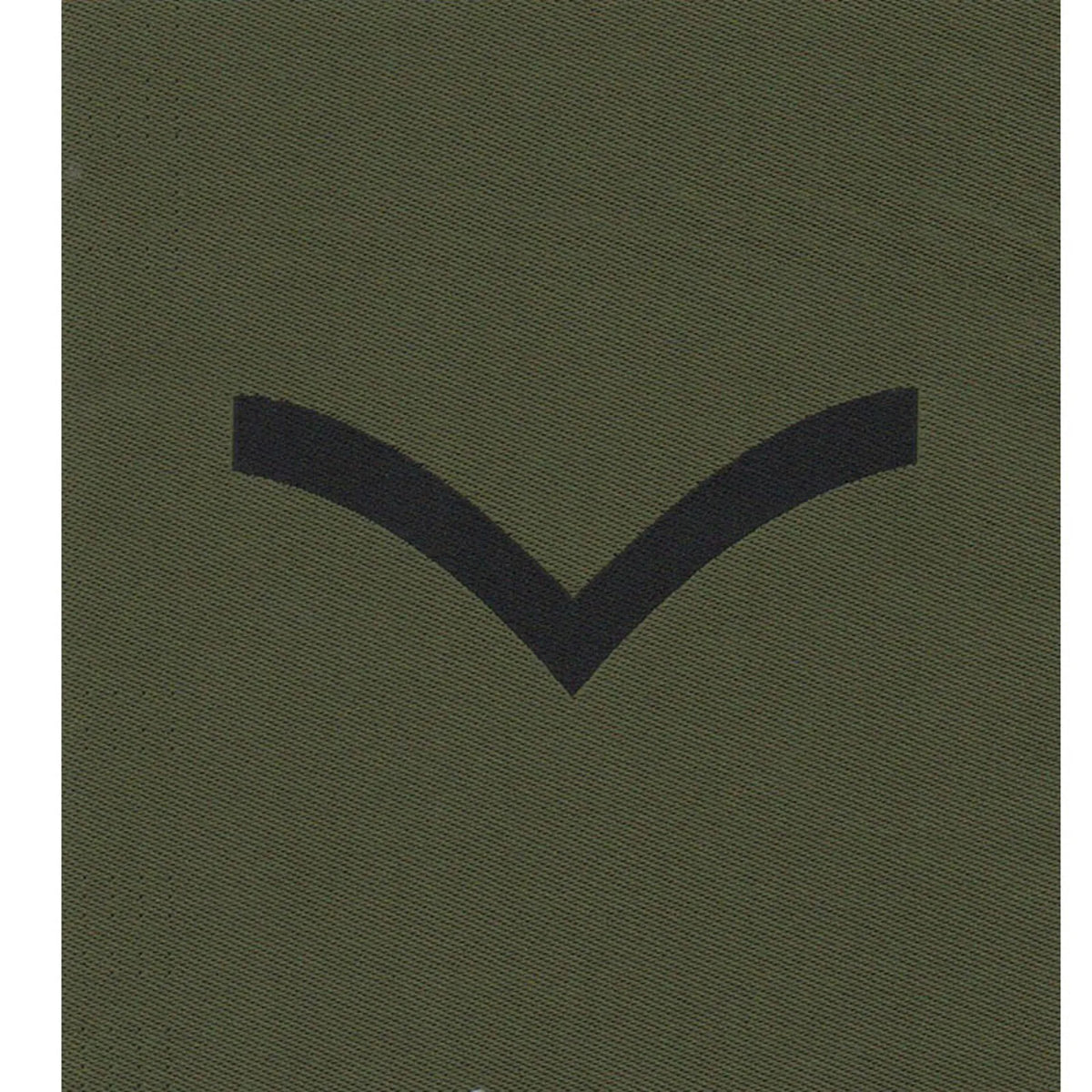 Olive Woven Rank Patch: LCPL One Chevron