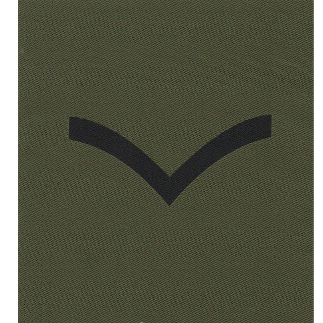 Olive Woven Rank Patch: LCPL One Chevron