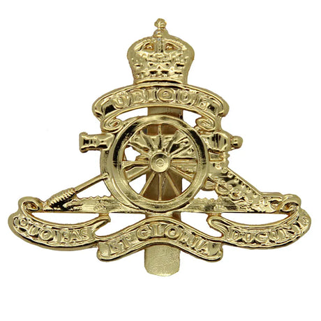 Royal Artillery Kings Crown Other Ranks Cap Badge