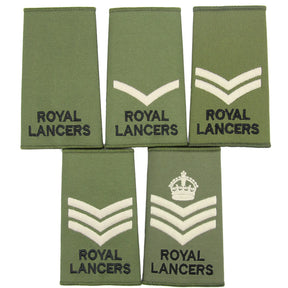 Royal Lancers Rank Slides