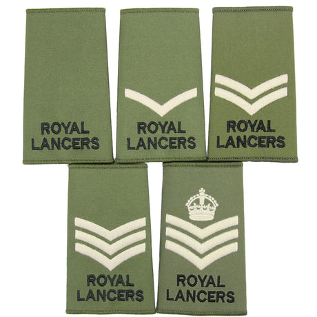 Royal Lancers Rank Slides