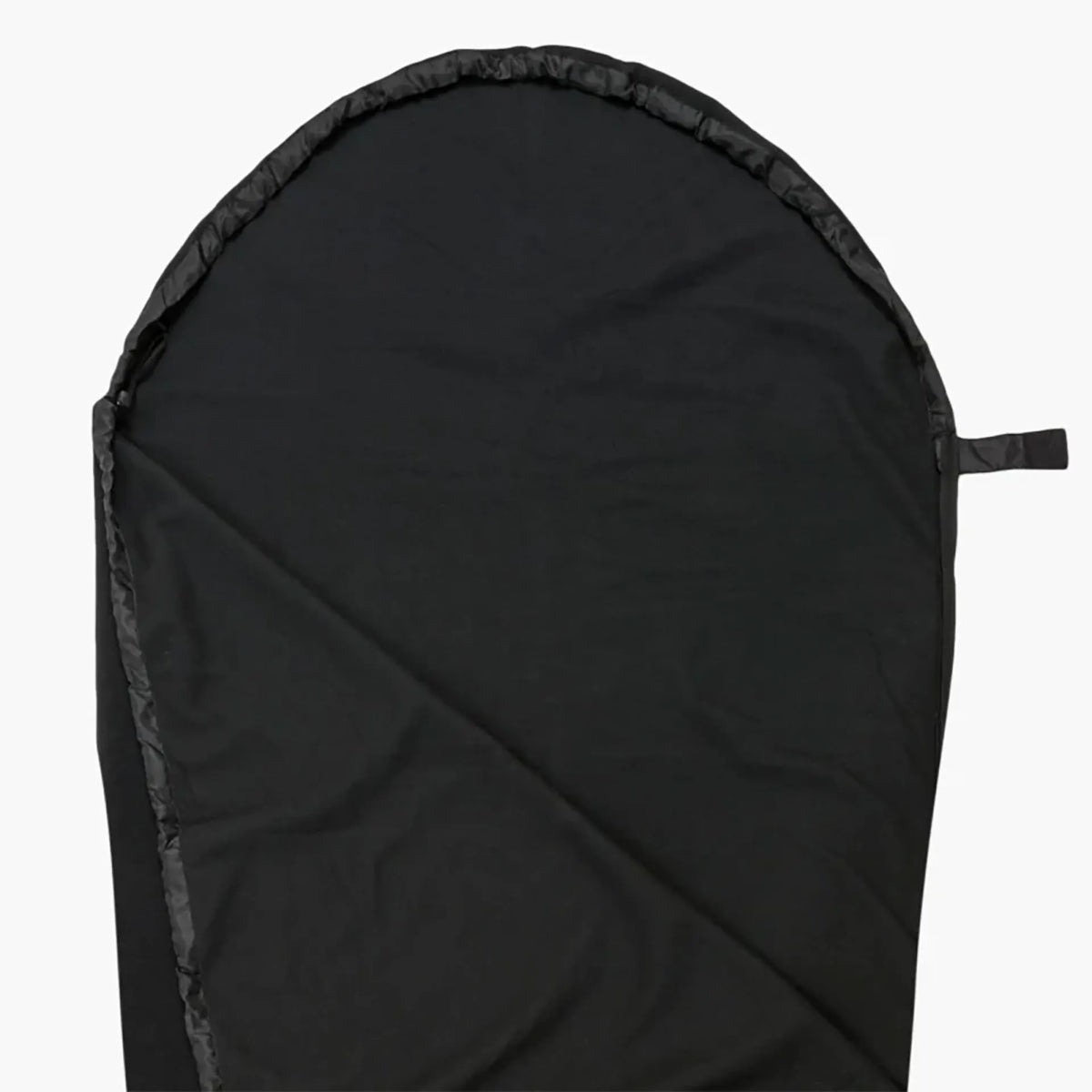 Highlander Mummy Fleece Sleeping Bag Liner Black