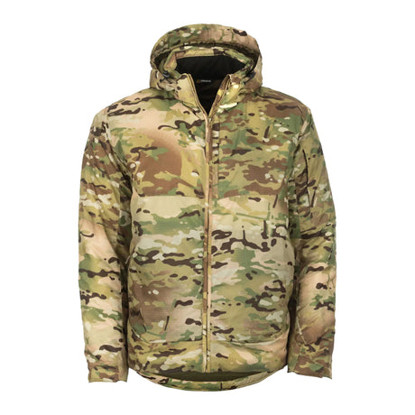 The Snugpak Spearhead jacket is a mid-weight, technical insulated jacet with a removable hood.