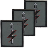 Special Forces Support Group Grey Hook and Loop TRF x3 TRF PackGenuine Issue SFSG patches, supplied direct to unit.