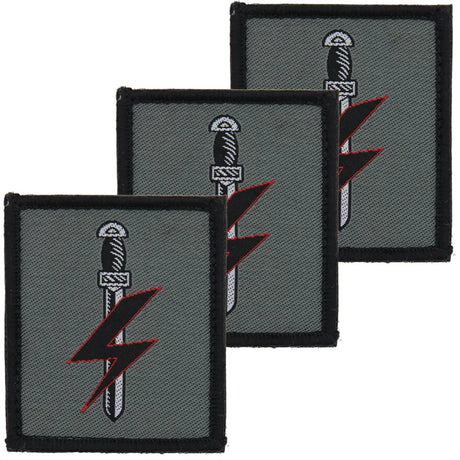 Special Forces Support Group Grey Hook and Loop TRF x3 TRF PackGenuine Issue SFSG patches, supplied direct to unit.