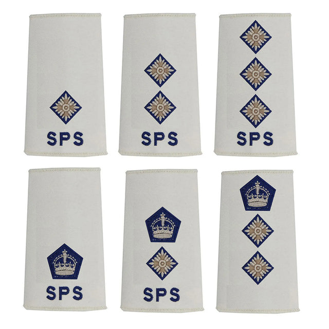 SPS White Officers Rank Slides