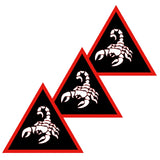 1st Deep Reconnaissance Strike Red Black White Hook and Loop TRF x3 Pack