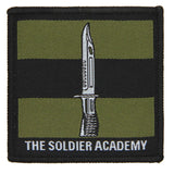 Soldier Academy Subdued TRF x3 TRF Pack, Iron on backing