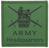 Army Headquarters Kings Crown Subdued TRF x3 Pack