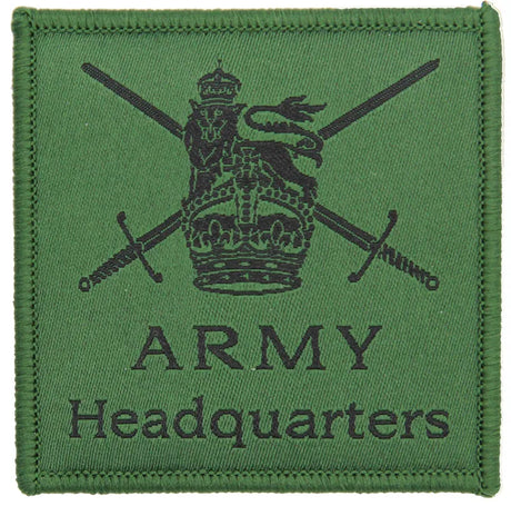 Army Headquarters Kings Crown Subdued TRF x3 Pack