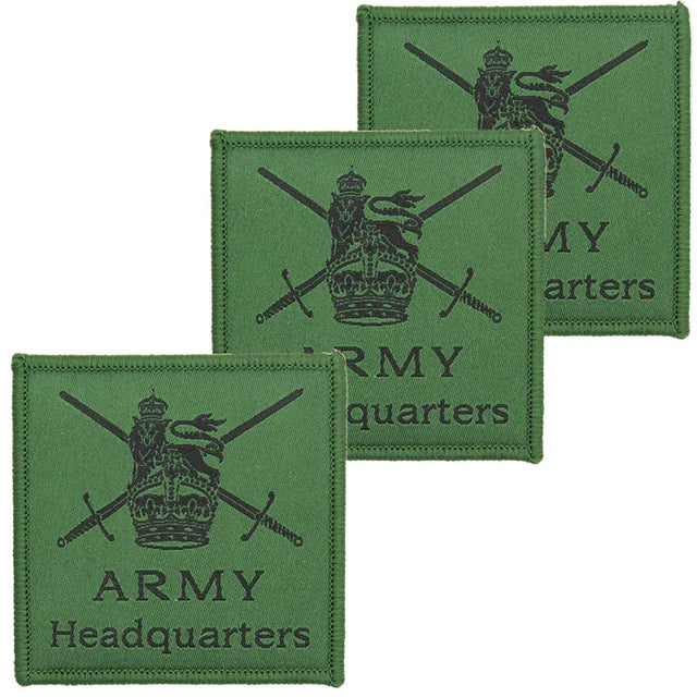 Army Headquarters Kings Crown Subdued TRF x3 Pack