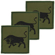 11th SFA Brigade Olive Black Hook and Loop x3 TRF Pack