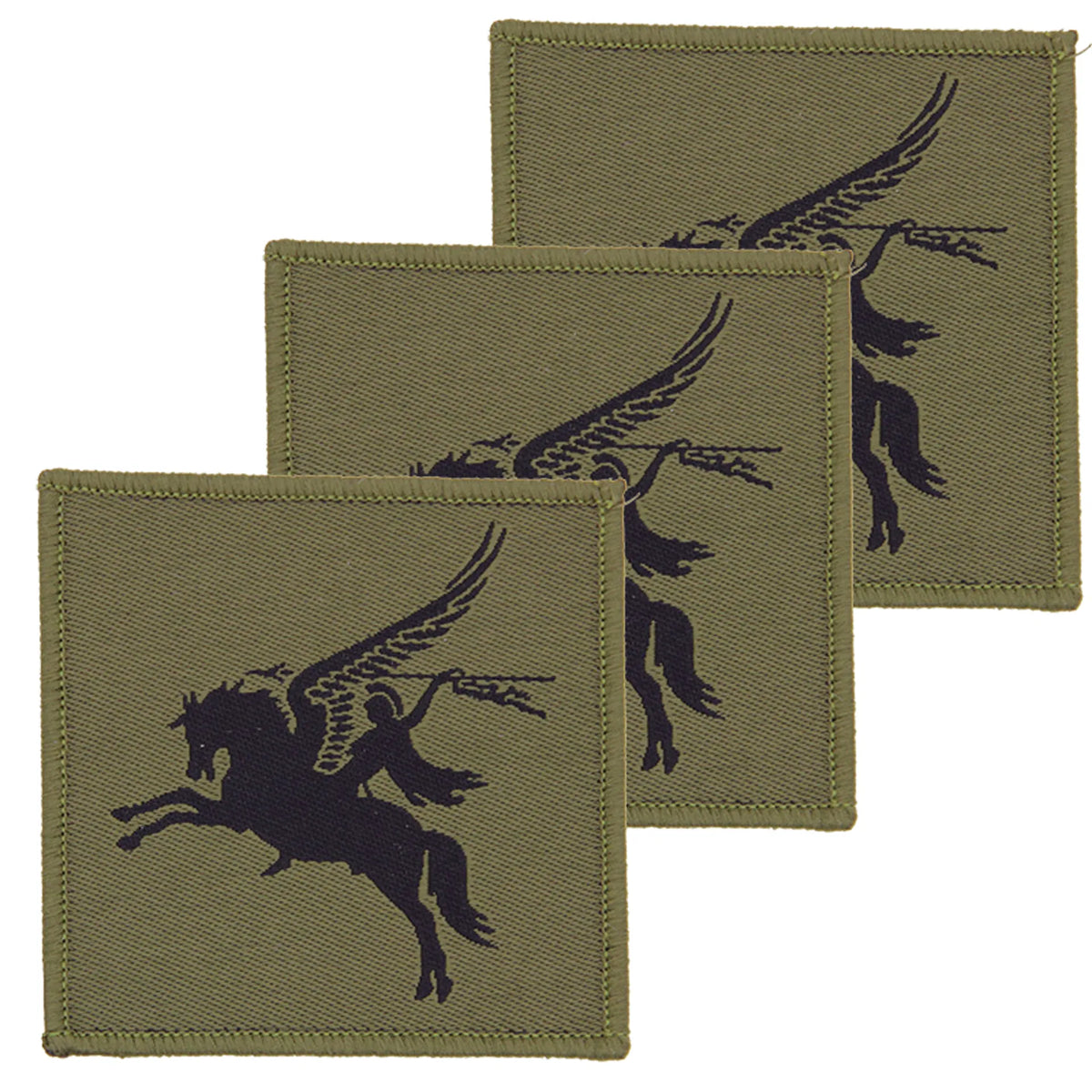 16 Air Assault Bde Pegasus Subdued Hook and Loop TRF x3 Pack