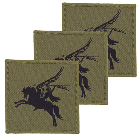 16 Air Assault Bde Pegasus Subdued Hook and Loop TRF x3 Pack