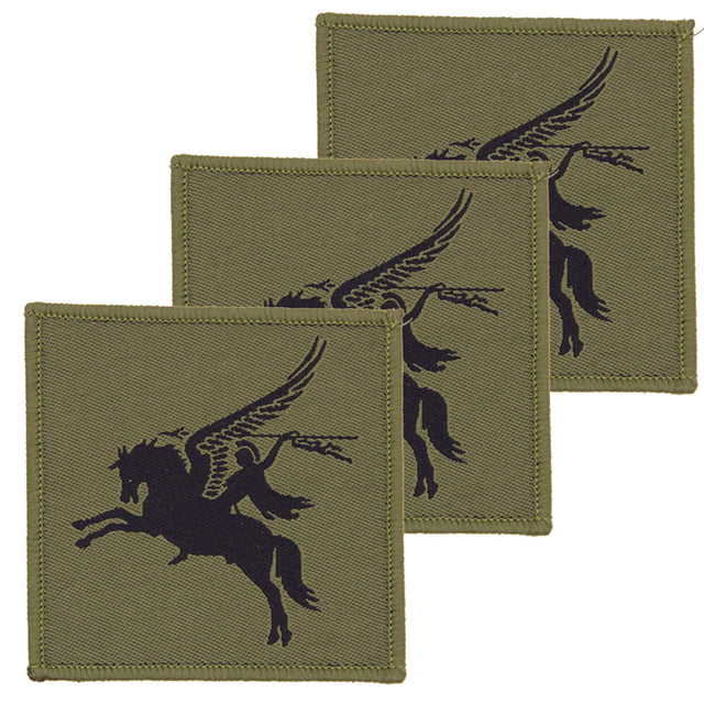 16 Air Assault Bde Pegasus Subdued Hook and Loop TRF x3 Pack