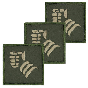 20th Armoured Brigade Combat Team Hook and Loop Green x3 TRF Pack