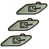 Royal Tank Regiment RTR Hook and Loop TRF x3 TRF Pack