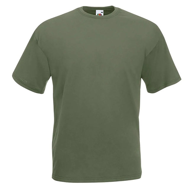 Olive Green Fruit of the Loom T Shirt