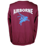 Maroon Pegasus Airborne Sweatshirt
