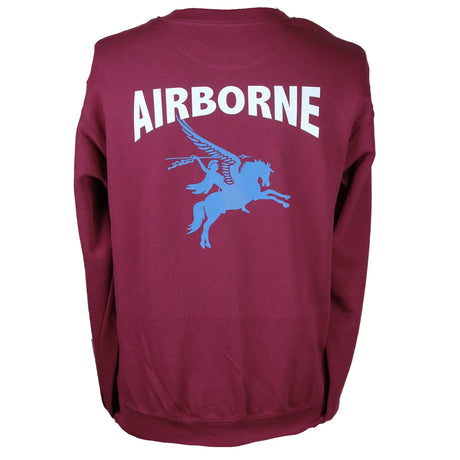 Maroon Pegasus Airborne Sweatshirt