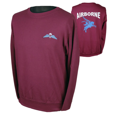 Maroon Pegasus Airborne Sweatshirt