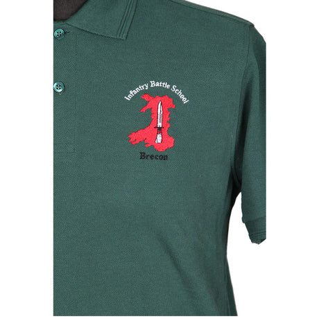 Infantry Battle School Green Polo Shirt