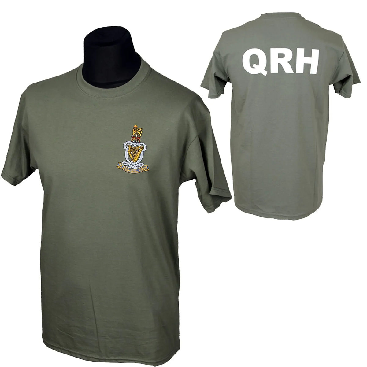 Queens Royal Hussars QRH OD T Shirt
