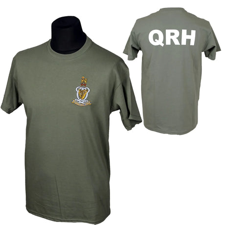 Queens Royal Hussars QRH OD T Shirt