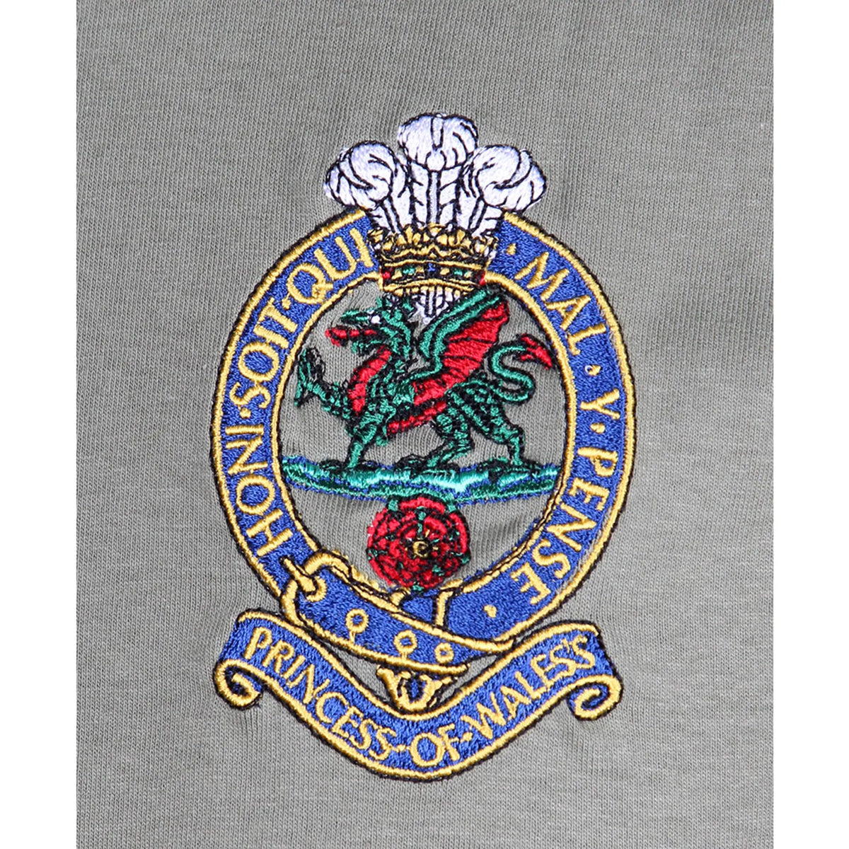 Princess of Wales Royal Regiment PWRR Olive T-Shirt
