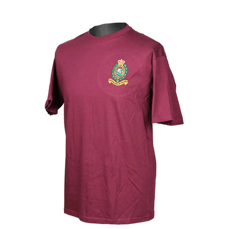 Royal Regiment of Fusiliers Kings Crown Maroon T Shirt