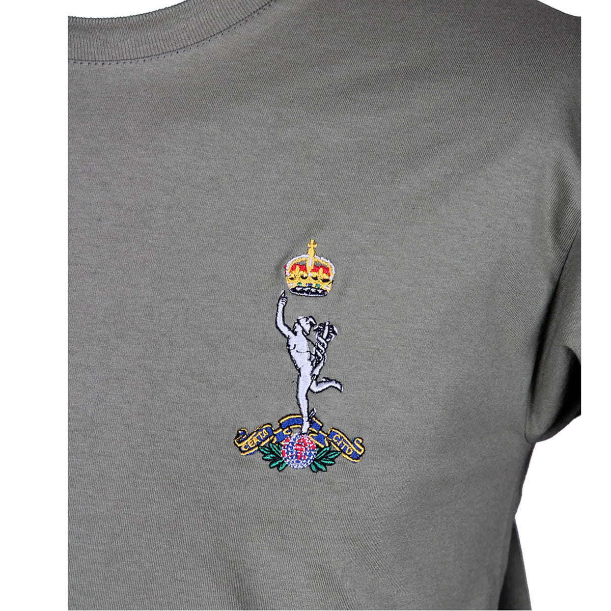Royal Signals Kings Crown Olive T Shirt